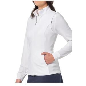 Ella Moss Women's V-Neck Elbow Sleeves Sweater, Light Blue, Size M.  BN